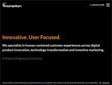 Tablet Screenshot of momentumdesignlab.com